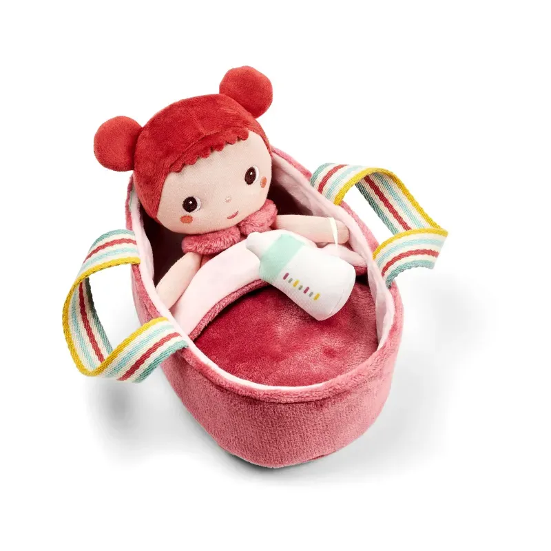 poupee-en-tissu-mio-et-son-couffin-21-cm.webp