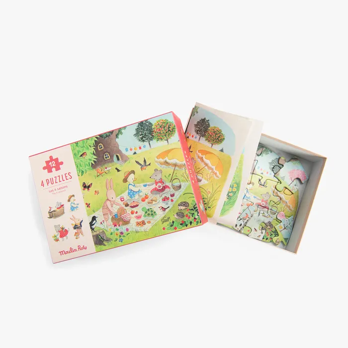 4_mini_puzzles_Des_saisons_12_pcs_La_Grande_Famille_Moulin_Roty_1_1.webp