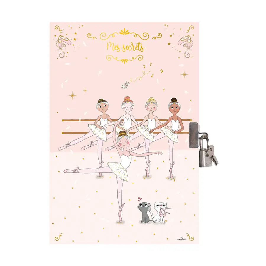 Journal Secret - Danseuse - Cartes d'art