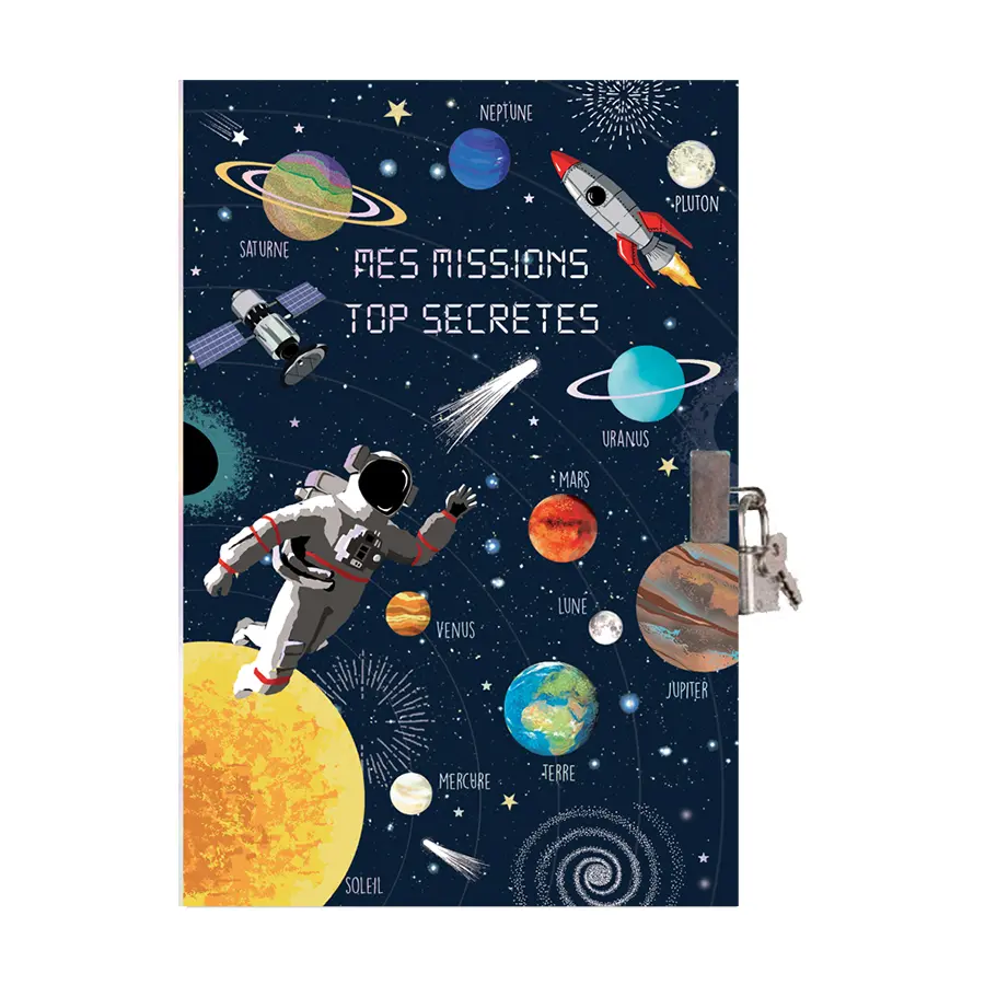 Journal Secret - Mission Spatiale - Cartes d'art