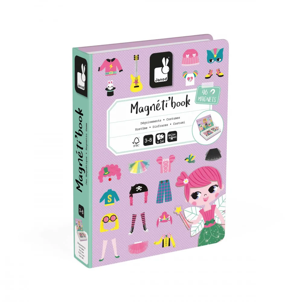 Magneti'Book - Deguisement Fille - Janod