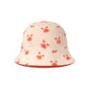 Chapeau de soleil réversible - Beige/Rouge - Crabby 1/2 Years