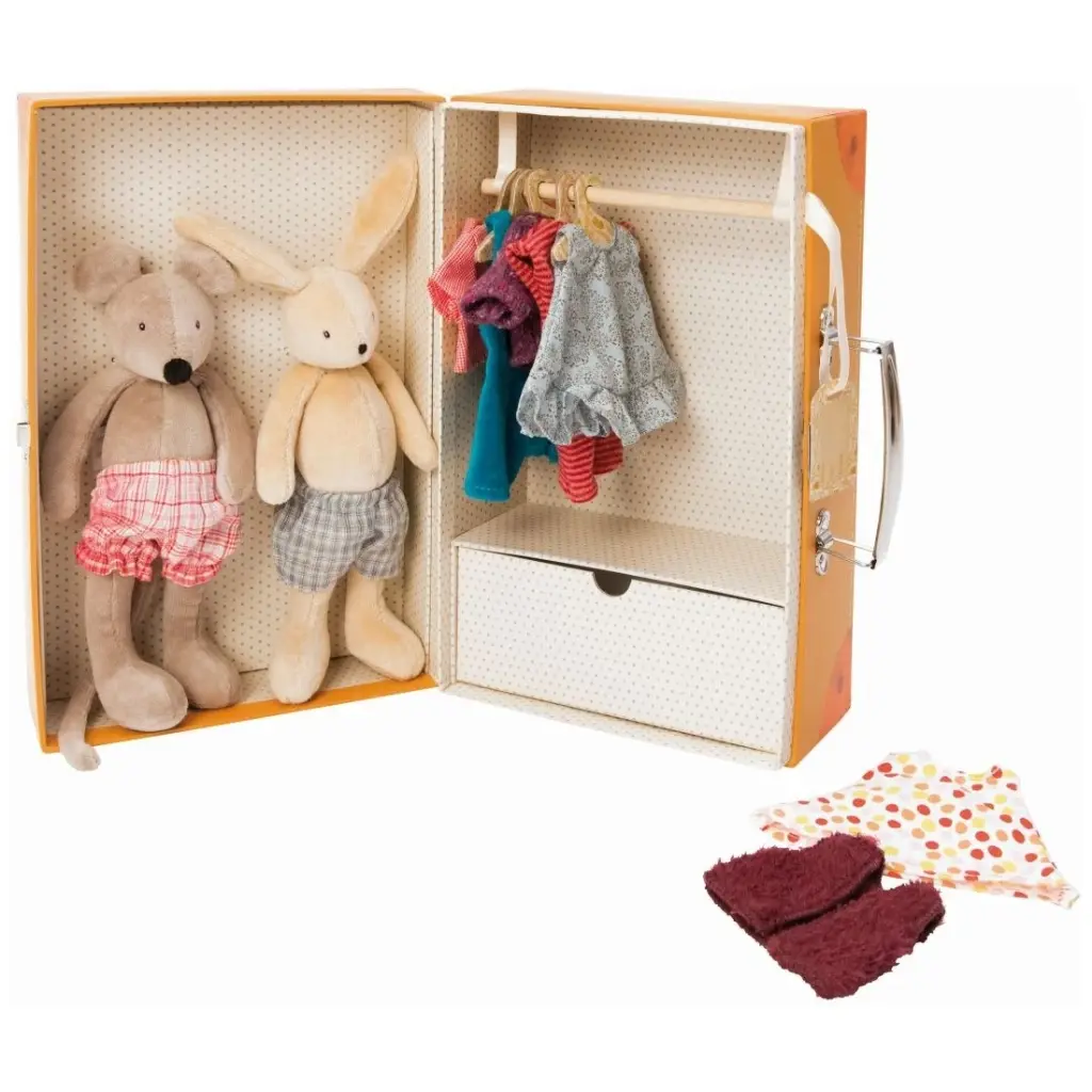 Moulin Roty - Valise La petite Armoire - Grande Famille