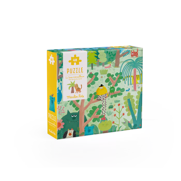Moulin Roty - Puzzle 48 pièces "La terre merveilleuse"