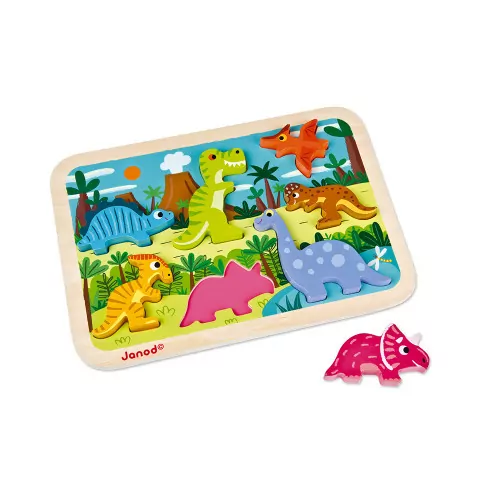 Chunky Puzzle Dinosaures - Janod