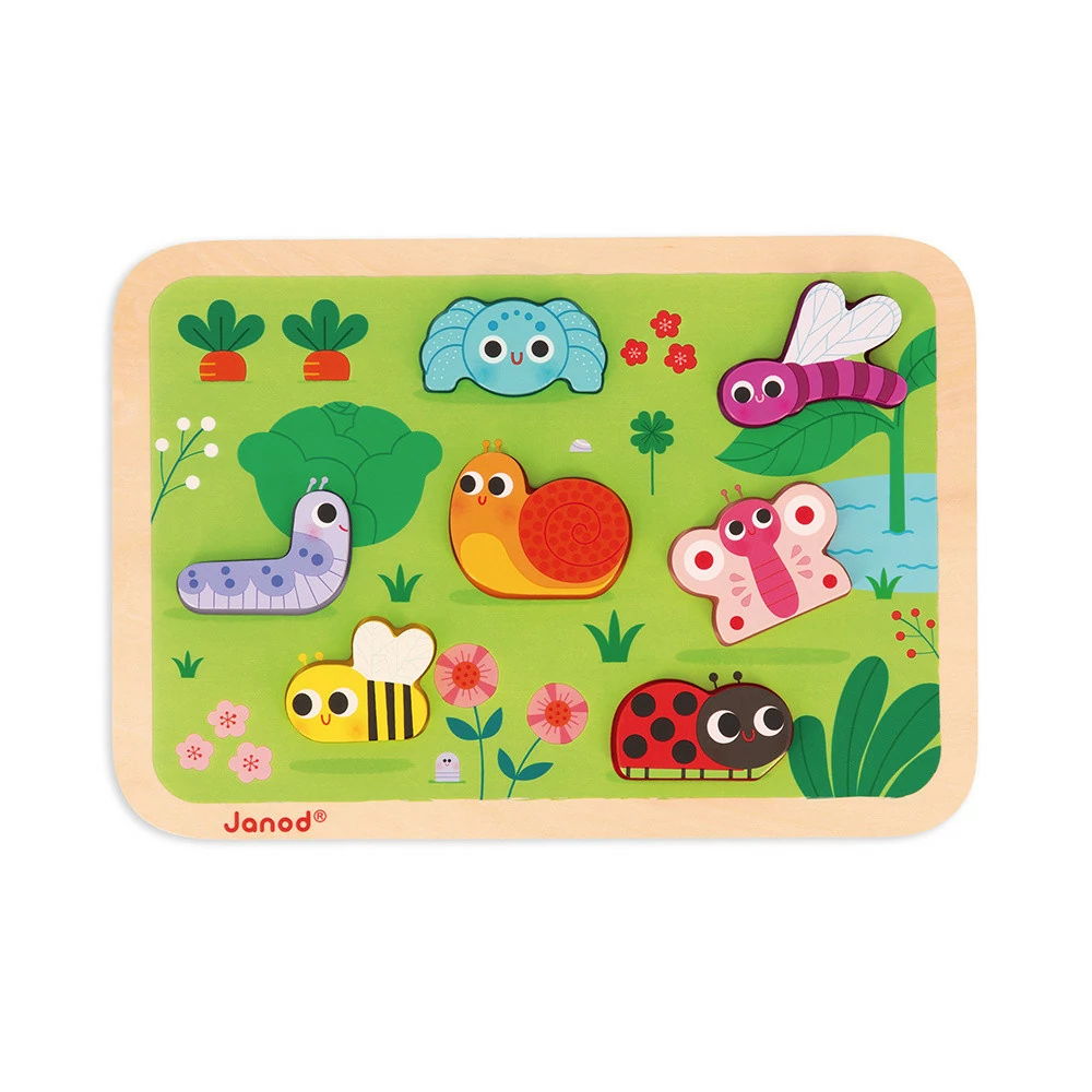 Chunky puzzle - Jardin - Janod