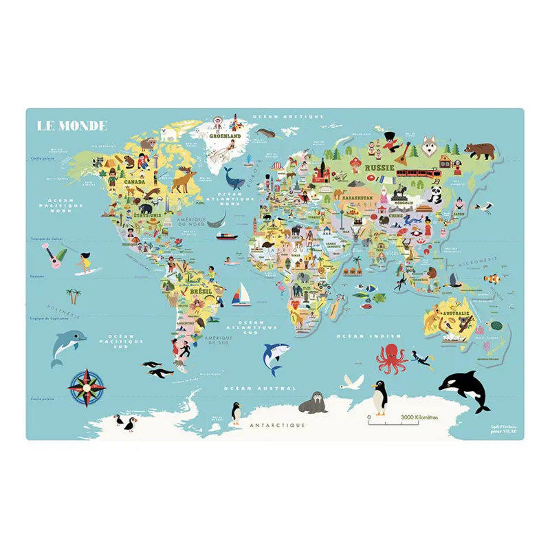 [7612] Vilac - Carte du monde